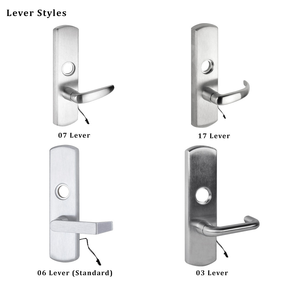Von Duprin M996L-R/V - Motorized Lever Trim for Rim, Surface