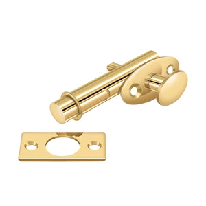 Deltana MB175 Mortise Bolt, 1-3/4" Backset, Solid Brass
