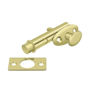 Deltana MB175 Mortise Bolt, 1-3/4" Backset, Solid Brass