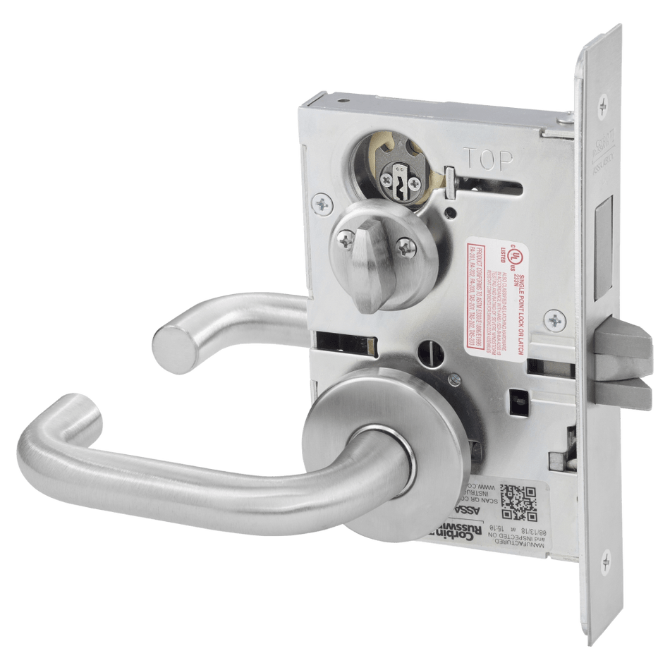 Corbin Russwin ML2030 Mortise Privacy, Bedroom or Bathroom Lockset