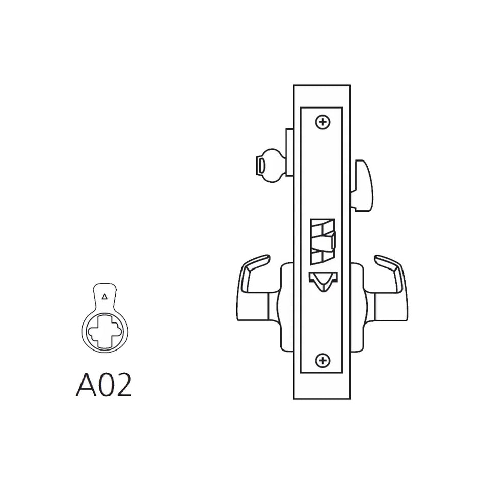 Corbin Russwin ML2058 Mortise Entrance Holdback Lever Lockset