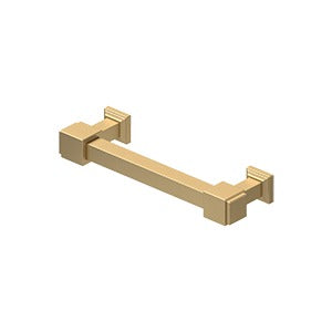 Deltana MP40 Decorative Cabinet Pull 4", Manhattan, Solid Brass