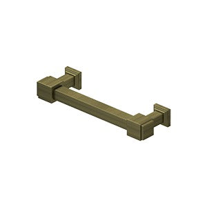 Deltana MP40 Decorative Cabinet Pull 4", Manhattan, Solid Brass
