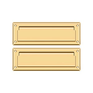 Deltana MS627 Mail Slot 8-7/8" with Back Plate