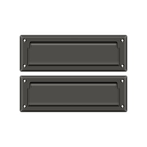 Deltana MS627 Mail Slot 8-7/8" with Back Plate