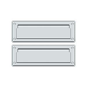 Deltana MS627 Mail Slot 8-7/8" with Back Plate