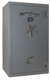 American Security NF6036-E1-LTN-F-GY-A 90 Minute Fire 17-17-34+2 Gun Safe Gunmetal Gray with Black Nickel Hardware Electronic Keypad 977lbs (CONTACT FOR QUOTE ON SHIPPING)