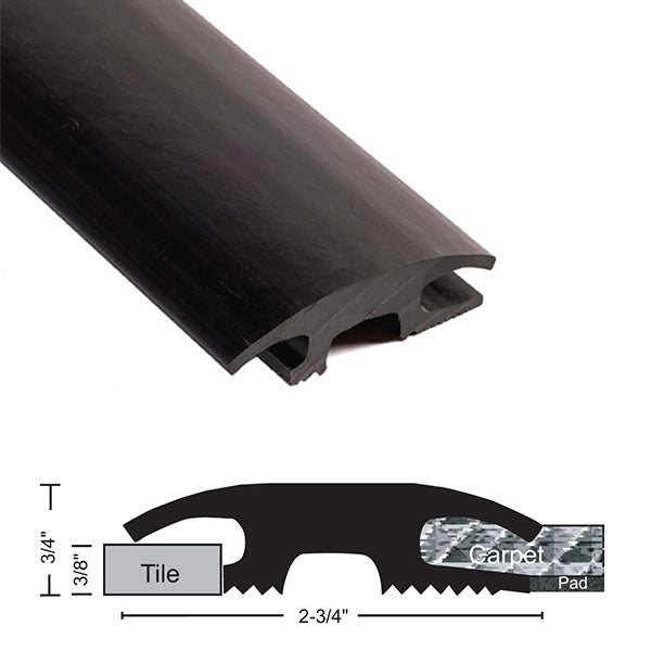 NGP 402 Hospitality Vinyl Carpet/Tile Divider Threshold