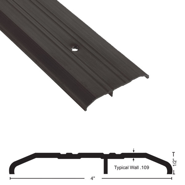 NGP 424E Saddle Threshold – 4″ Wide x 1/2″ High