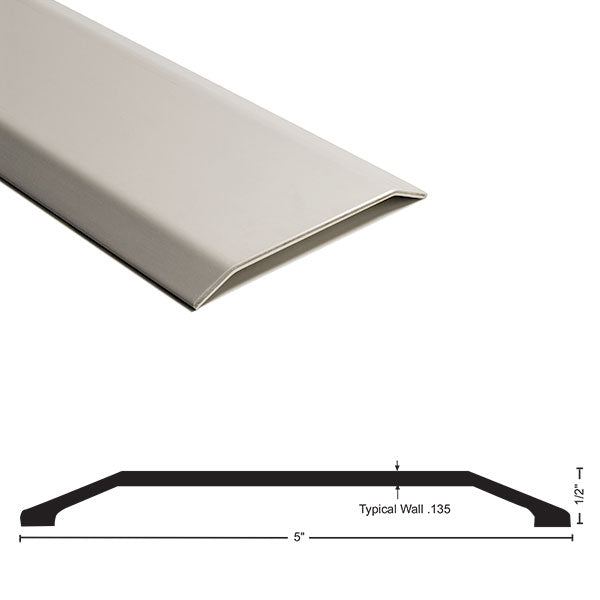 NGP 512 Smooth Surface Saddle Threshold – 5″ Wide x 1/2″ High