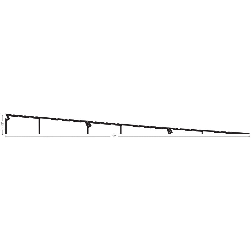 NGP R150 ADA Compliant Interlocking Ramp – 18″ Wide x 1-1/2″ High