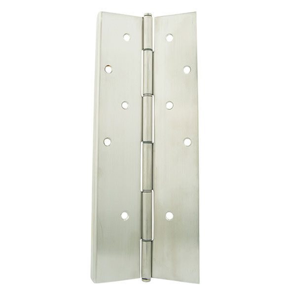 NGP SS305 Heavy Duty Concealed Stainless Steel Continuous Hinge, Wrap Edge Guard