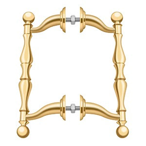 Deltana OHP620 Off-Set Handle Pull, Back-to-Back Set