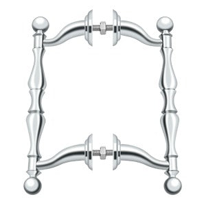 Deltana OHP620 Off-Set Handle Pull, Back-to-Back Set