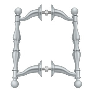 Deltana OHP620 Off-Set Handle Pull, Back-to-Back Set