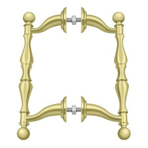 Deltana OHP620 Off-Set Handle Pull, Back-to-Back Set