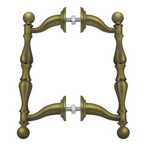 Deltana OHP620 Off-Set Handle Pull, Back-to-Back Set