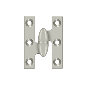Deltana OK2015 Olive Knuckle 2" x 1-1/2" Hinge, Solid Brass (Each)