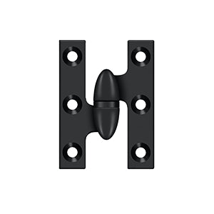 Deltana OK2015 Olive Knuckle 2" x 1-1/2" Hinge, Solid Brass (Each)