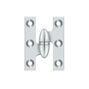 Deltana OK2015 Olive Knuckle 2" x 1-1/2" Hinge, Solid Brass (Each)