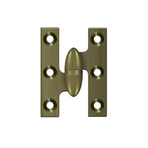 Deltana OK2015 Olive Knuckle 2" x 1-1/2" Hinge, Solid Brass (Each)