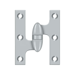 Deltana OK3025B Olive Knuckle 3" x 2-1/2" Hinge, Solid Brass (Each)