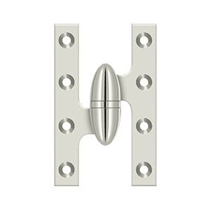 Deltana OK5032B Olive Knuckle 5" x 3-1/4" Hinge, Solid Brass (Each)