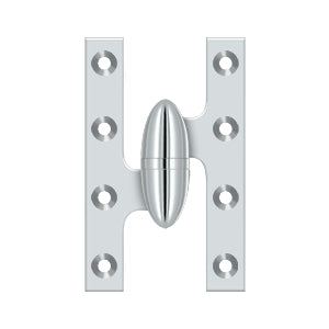 Deltana OK5032B Olive Knuckle 5" x 3-1/4" Hinge, Solid Brass (Each)