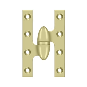 Deltana OK5032B Olive Knuckle 5" x 3-1/4" Hinge, Solid Brass (Each)
