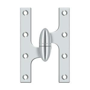 Deltana OK6038B Olive Knuckle 6" x 3-7/8" Hinge, Ball Bearing, Solid Brass (Each)