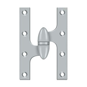 Deltana OK6038B Olive Knuckle 6" x 3-7/8" Hinge, Ball Bearing, Solid Brass (Each)