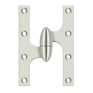 Deltana OK6040B Olive Knuckle 6" x 4" Hinge, Solid Brass (Each)