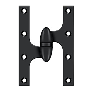 Deltana OK6040B Olive Knuckle 6" x 4" Hinge, Solid Brass (Each)
