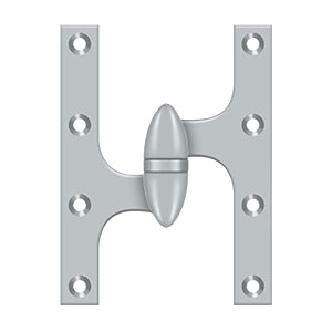 Deltana OK6045B Olive Knuckle 6" x 4-1/2" Hinge, Solid Brass (Each)