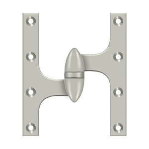 Deltana OK6050B Olive Knuckle 6" x 5" Hinge, Solid Brass (Each)