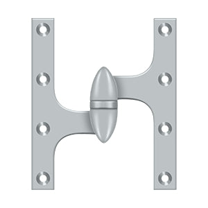 Deltana OK6050B Olive Knuckle 6" x 5" Hinge, Solid Brass (Each)