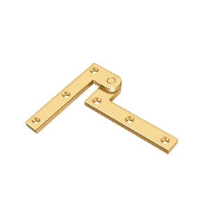 Deltana PH35 Pivot Hinge, 3-7/8" x 5/8" x 1-5/8", Solid Brass (Pair)