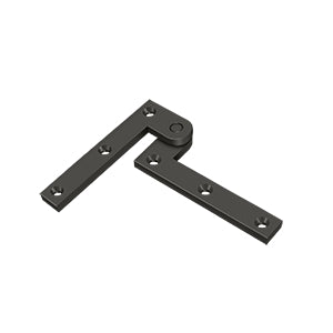 Deltana PH35 Pivot Hinge, 3-7/8" x 5/8" x 1-5/8", Solid Brass (Pair)