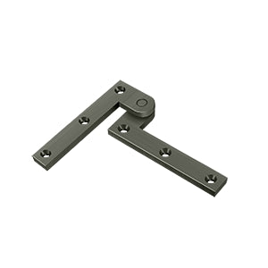 Deltana PH35 Pivot Hinge, 3-7/8" x 5/8" x 1-5/8", Solid Brass (Pair)
