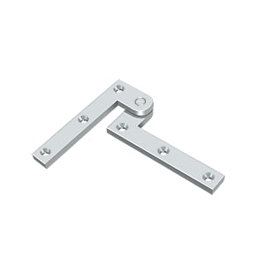 Deltana PH35 Pivot Hinge, 3-7/8" x 5/8" x 1-5/8", Solid Brass (Pair)