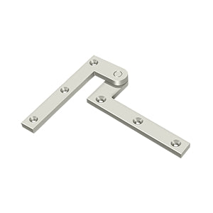 Deltana PH40 Pivot Hinge, 4-3/8" x 5/8" x 1-7/8", Solid Brass (Pair)
