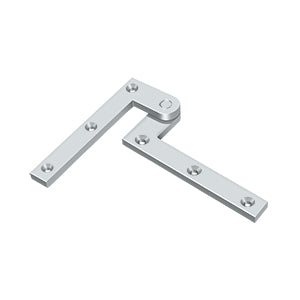 Deltana PH40 Pivot Hinge, 4-3/8" x 5/8" x 1-7/8", Solid Brass (Pair)