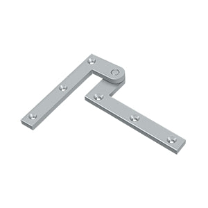 Deltana PH40 Pivot Hinge, 4-3/8" x 5/8" x 1-7/8", Solid Brass (Pair)