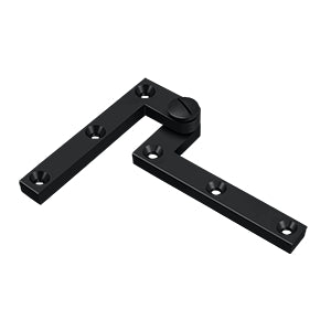 Deltana PH60 Pivot Hinge, 4-3/8" x 5/8" x 1-7/8", Solid Brass (Pair)