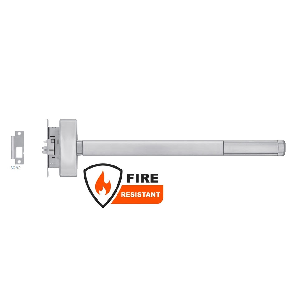 Precision (PHI) 2314 Series Wide Stile, Handed Mortise Exit Device - 36"/48" Lever Always Active - Fire Rated