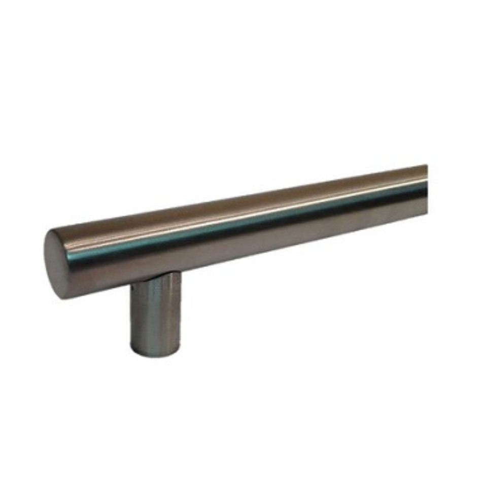 Don-jo Ladder Pull 1 1/4" Diameter, 1 1/4" Projection, 2" Clearance, Stainless Steel