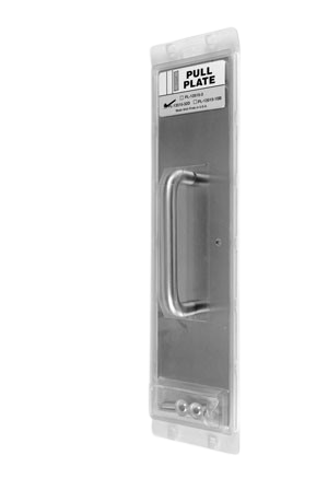 Don-jo PL 13515 Display Packaged Pull Plate, 3-1/2" Width, 15" Length