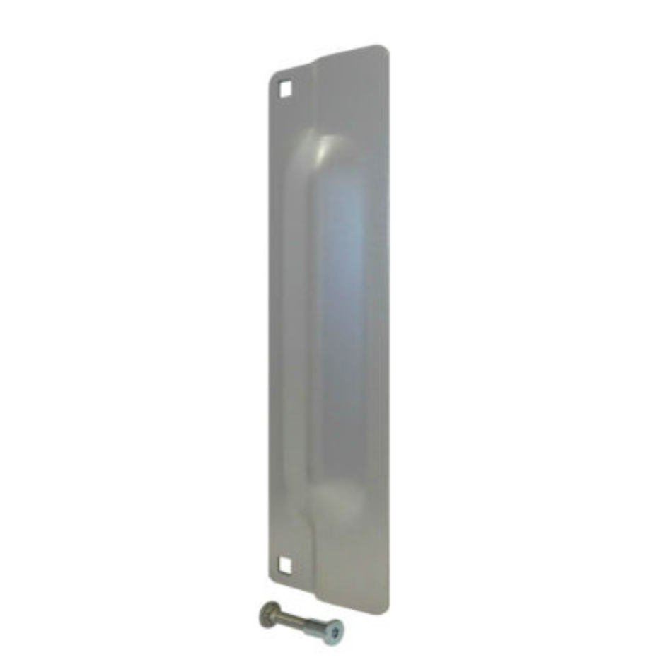 Don-jo PMLP 111 EBF Pin Latch Protectors For Outswing Doors, 3" x 11" Stainless Steel Material