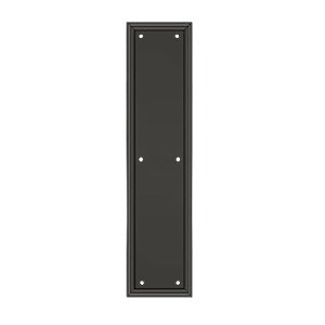 Deltana PP2280 Framed Push Plate, Heavy-Duty, 3-1/2" x 15"