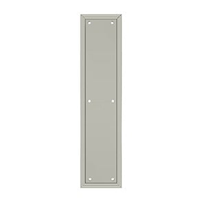 Deltana PP2280 Framed Push Plate, Heavy-Duty, 3-1/2" x 15"